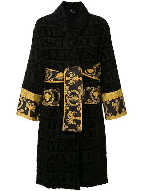 accappatoio versace nero|Accappatoio I ♡ Baroque Nero .